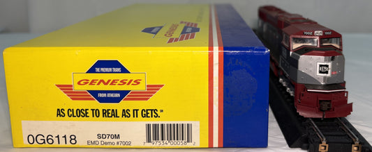 Athearn Genesis 0G6118 EMD Demo SD70M #7002
