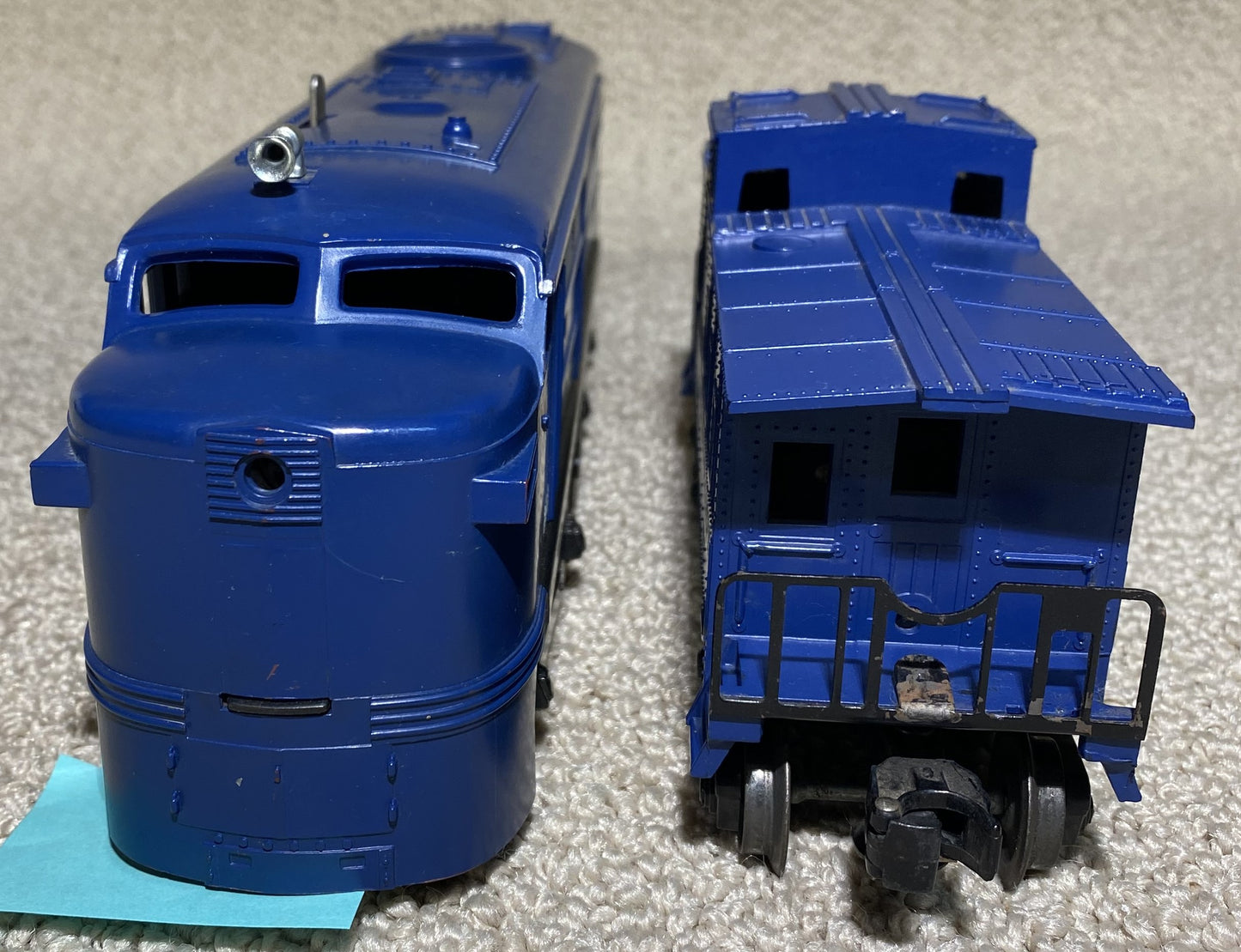 Lionel Post War #212 USMC Alco Diesel A Unit and Caboose #6017-50