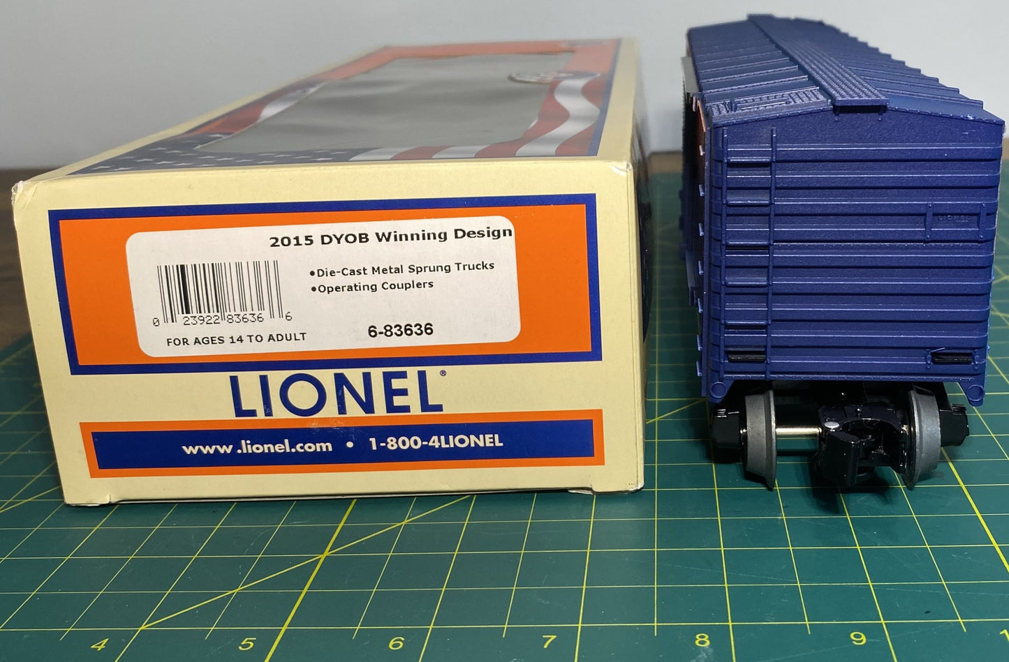 Lionel 6-83636 115TH BOXCAR DESIGN WINNING BOXCAR