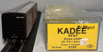 Kadee 6103 HO Scale Richmond, Fredericksburg & Potomac 50′ PS-1 Boxcar