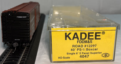 Kadee 4047 HO Scale Fort Dodge Des Moines FDDM&S 40' PS-1 Boxcar #12297