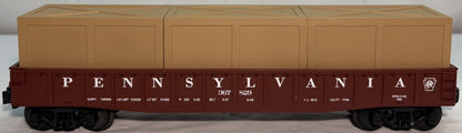MTH 30-7638 O Gauge Pennsylvania RailKing Gondola Car w/Crates