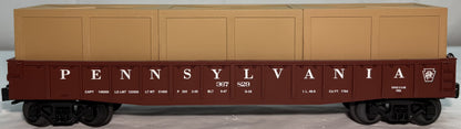 MTH 30-7638 O Gauge Pennsylvania RailKing Gondola Car w/Crates