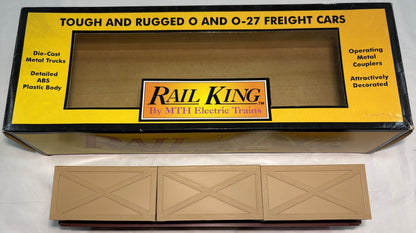MTH 30-7638 O Gauge Pennsylvania RailKing Gondola Car w/Crates