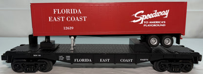 MTH 30-7627 O Gauge RailKing Florida East Coast Flat Car