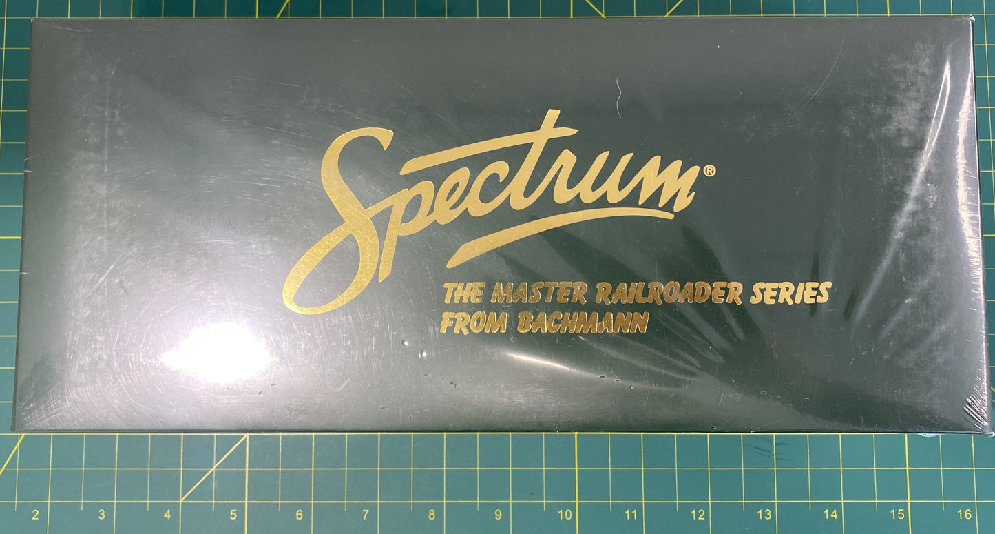 Bachmann Spectrum 27398 Black Unlettered Data Only Flat Car On30