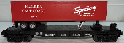 MTH 30-7627 O Gauge RailKing Florida East Coast Flat Car