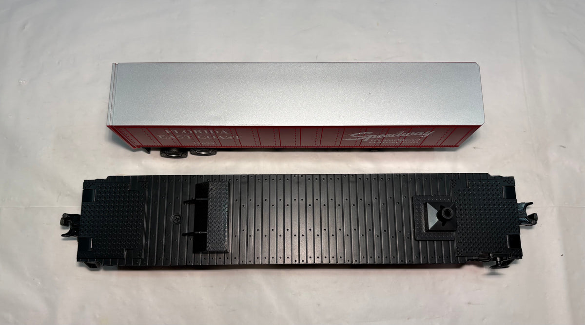 MTH 30-7627 O Gauge RailKing Florida East Coast Flat Car