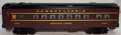 Williams 43254 O Gauge Pennsylvania Tuscan O27 Passenger #2404