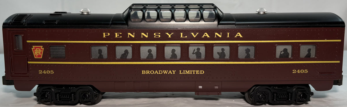 Williams 43254 O Gauge Pennsylvania Tuscan O27 Passenger #2405