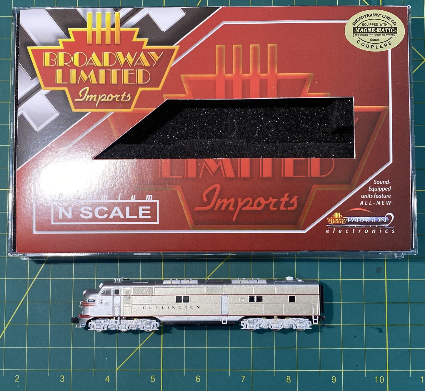 Broadway Limited 3225 N Chicago, Burlington & Quincy EMD E7A Paragon2 #9919B