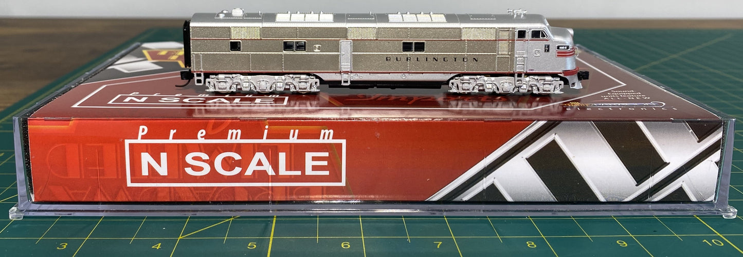 Broadway Limited 3225 N Chicago, Burlington & Quincy EMD E7A Paragon2 #9919B