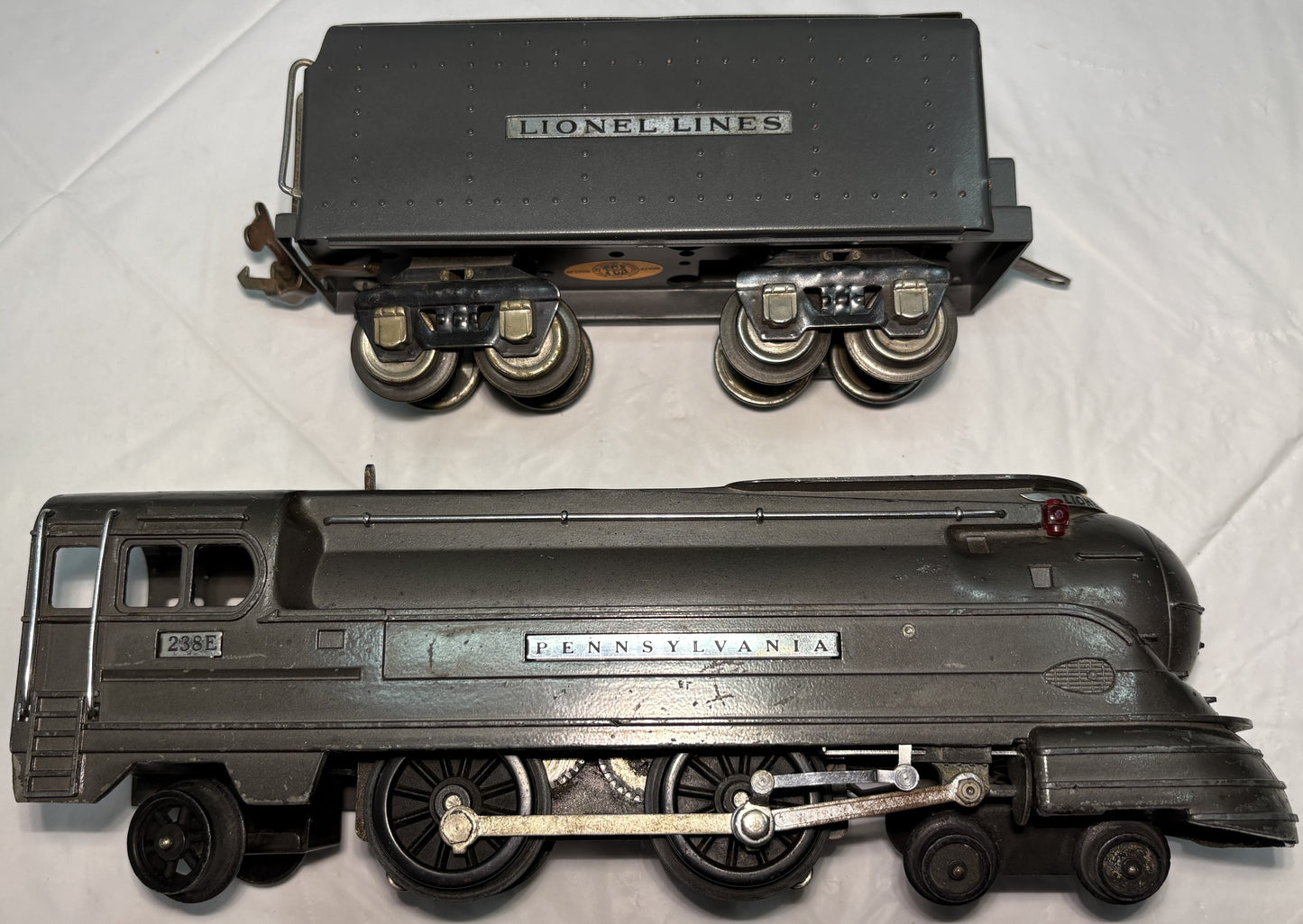 Lionel Pre War 238E Steam Locomotive Gunmetal Grey