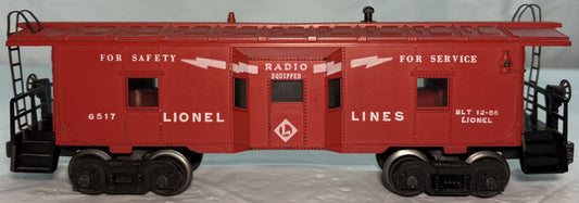 Lionel Post War 6517 Lionel Lines Bay Window Caboose