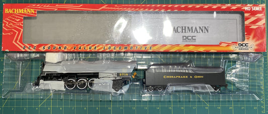 Bachmann 52402 HO Chesapeake & Ohio 2-8-4 Kanawha/Berkshire w/Sound & DCC #2718