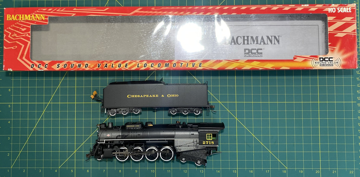 Bachmann 52402 Chesapeake & Ohio 2-8-4 Kanawha/Berkshire w/Sound & DCC #2718