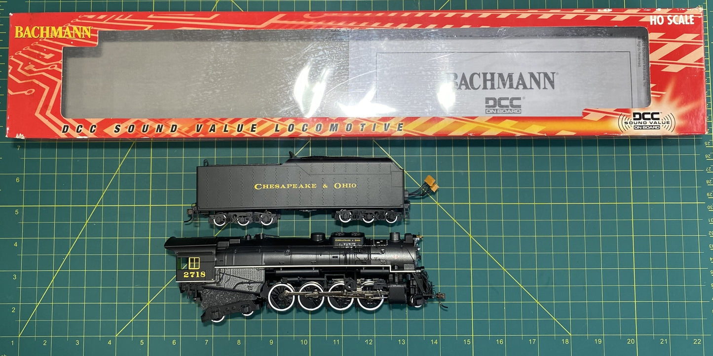 Bachmann 52402 Chesapeake & Ohio 2-8-4 Kanawha/Berkshire w/Sound & DCC #2718
