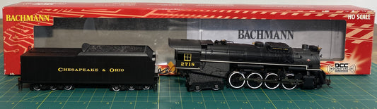 Bachmann 52402 Chesapeake & Ohio 2-8-4 Kanawha/Berkshire w/Sound & DCC #2718