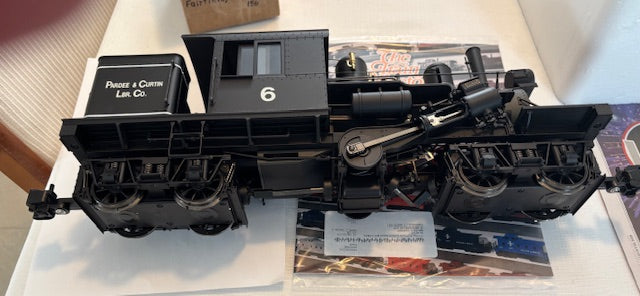 Bachmann 81180 Pardee & Curtin Lumber Climax Steam Locomotive #6