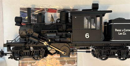 Bachmann 81180 Pardee & Curtin Lumber Climax Steam Locomotive #6