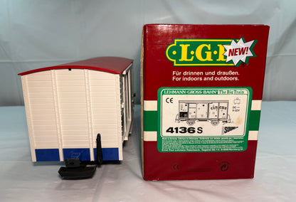 LGB 4136S G Gauge Circus 2 Axle Box Car