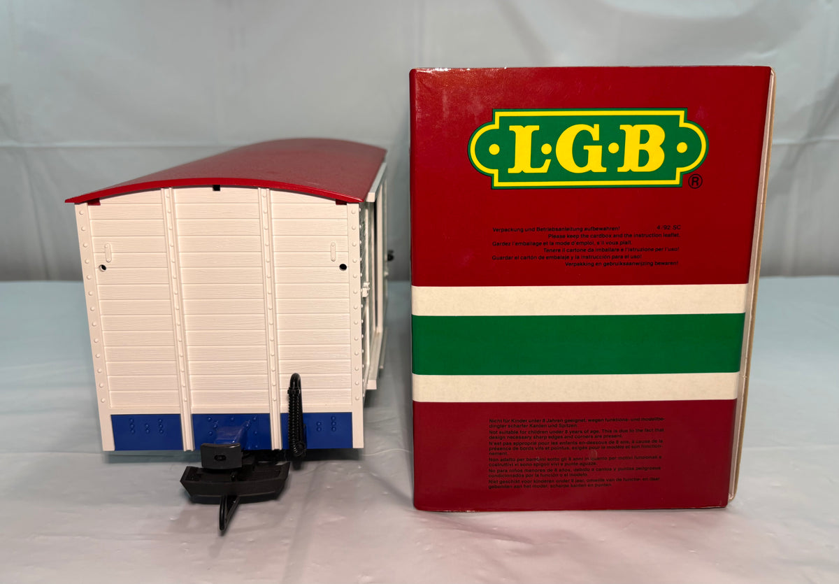 LGB 4136S G Gauge Circus 2 Axle Box Car