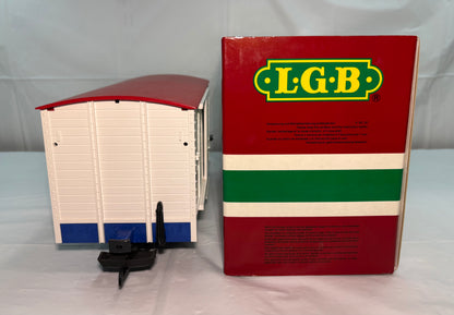 LGB 4136S G Gauge Circus 2 Axle Box Car