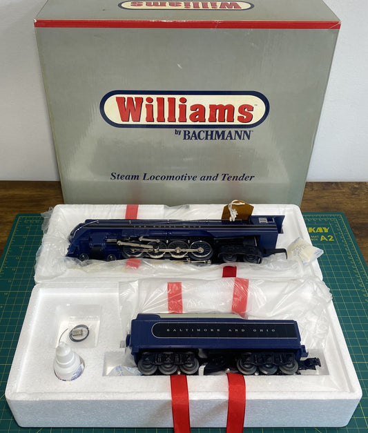 Williams 40307 O Gauge Baltimore & Ohio Royal Blue J Class 4-8-4 Steam Loco
