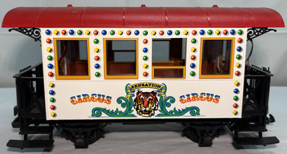 LGB 3036 G Gauge Circus Passenger Car Red Roof
