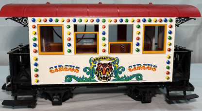 LGB 3036 G Gauge Circus Passenger Car Red Roof