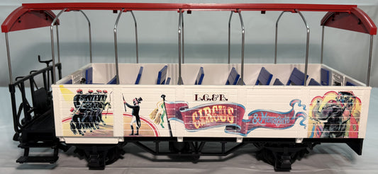 LGB 3125 G Scale Open Air Circus Passenger Car