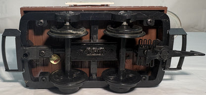 LGB 4047 G Scale Flatcar with Ferdinand Pieroth Whiskey Barrel