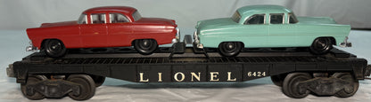 Lionel Post War 6424 Twin Auto Flat Car