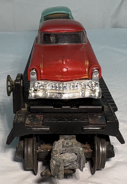 Lionel Post War 6424 Twin Auto Flat Car