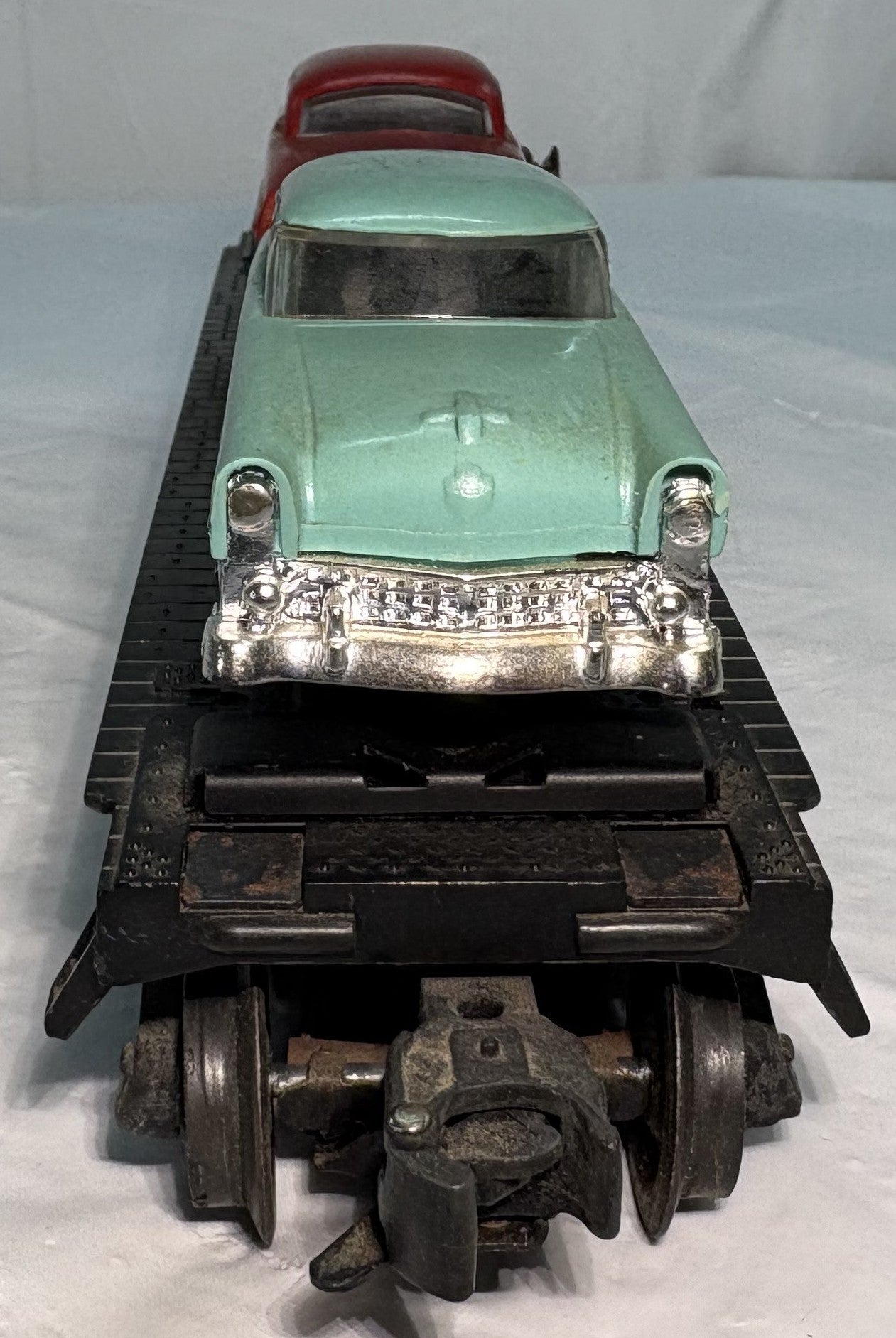 Lionel Post War 6424 Twin Auto Flat Car