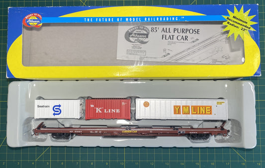 Athearn 74206, 85' Flat with Containers, Southern Pacific 51997