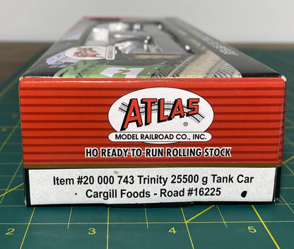 Atlas 20 000 743 Trinity 2550 Gal Tank Car Cargill Foods #16225