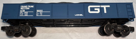 Lionel Modern 9822 Grand Trunk Western Gondola w/ Coal