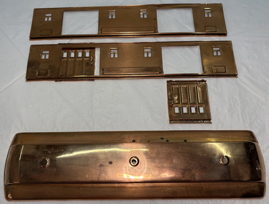 Lionel Pre War 332 Baggage Car Panels Copper Plated