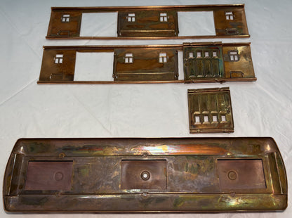 Lionel Pre War 332 Baggage Car Panels Copper Plated