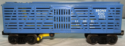 Lionel Post War 3376 Operating Bronx Zoo Car