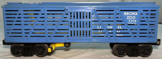 Lionel Post War 3376 Operating Bronx Zoo Car