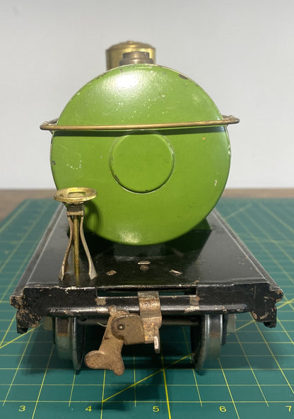 Lionel Pre War 215 Green Oil Tank Car STD Gauge