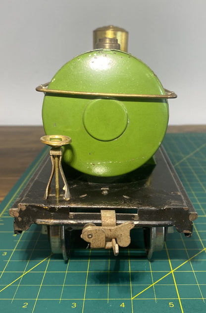 Lionel Pre War 215 Green Oil Tank Car STD Gauge