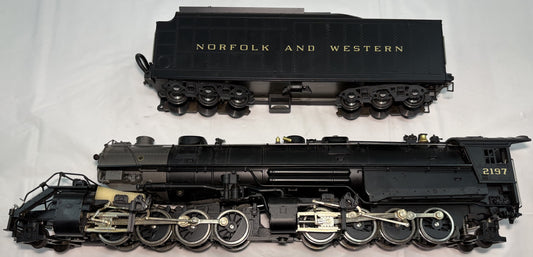 MTH 20-3009-1 O Gauge, 2 Rail Premier Norfolk & Western 2-8-8-2 Y6b Steam Engine / Proto