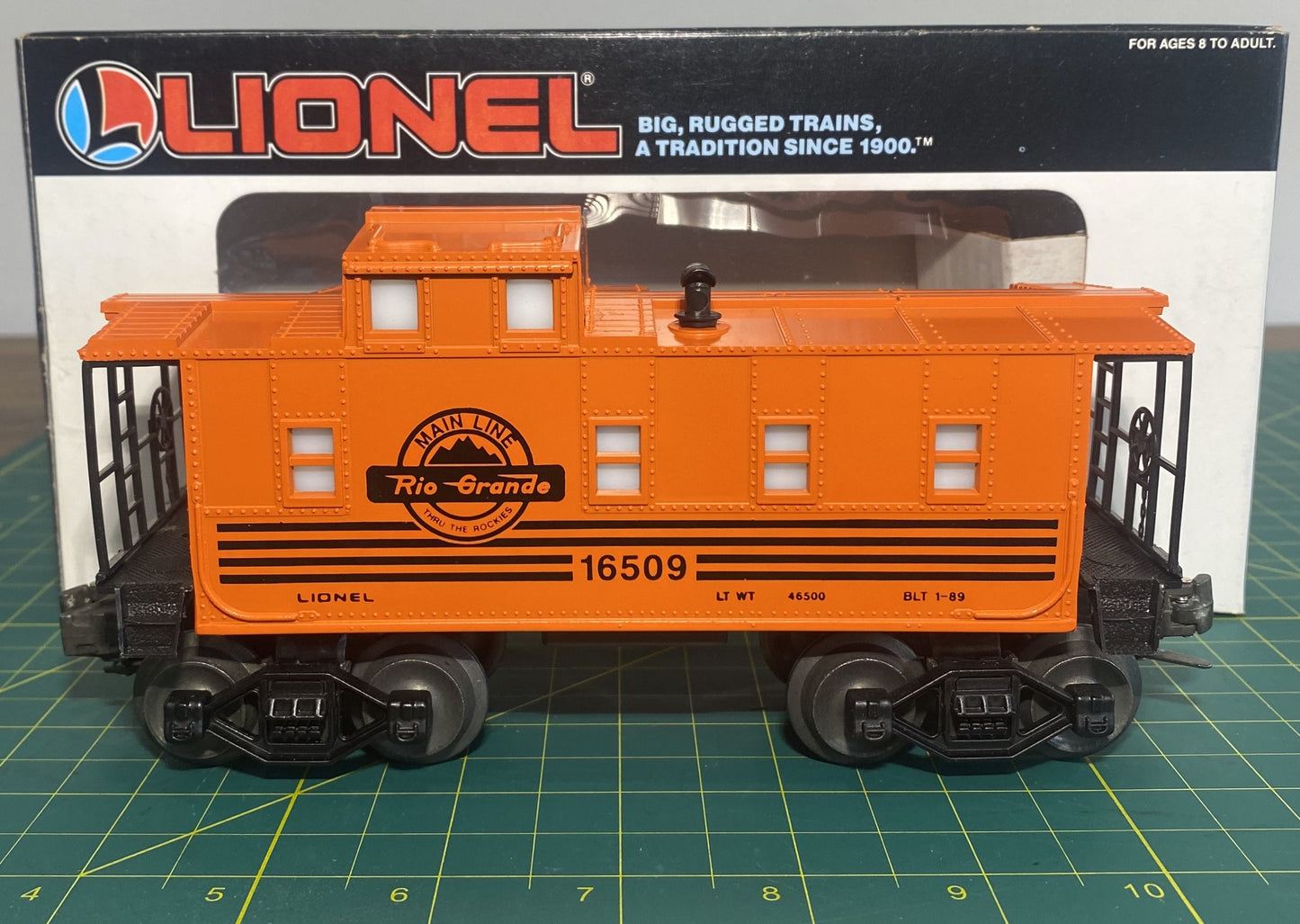 Lionel Modern #6-16509 Denver & Rio Grande Square Window Caboose
