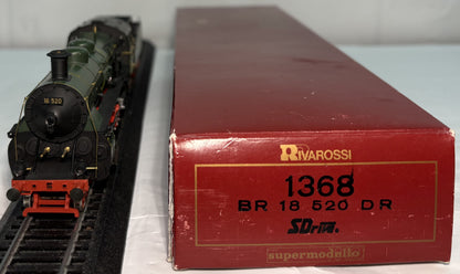 Rivarossi 1368 HO Scale Dampflok BR18 520 Steam Locomotive