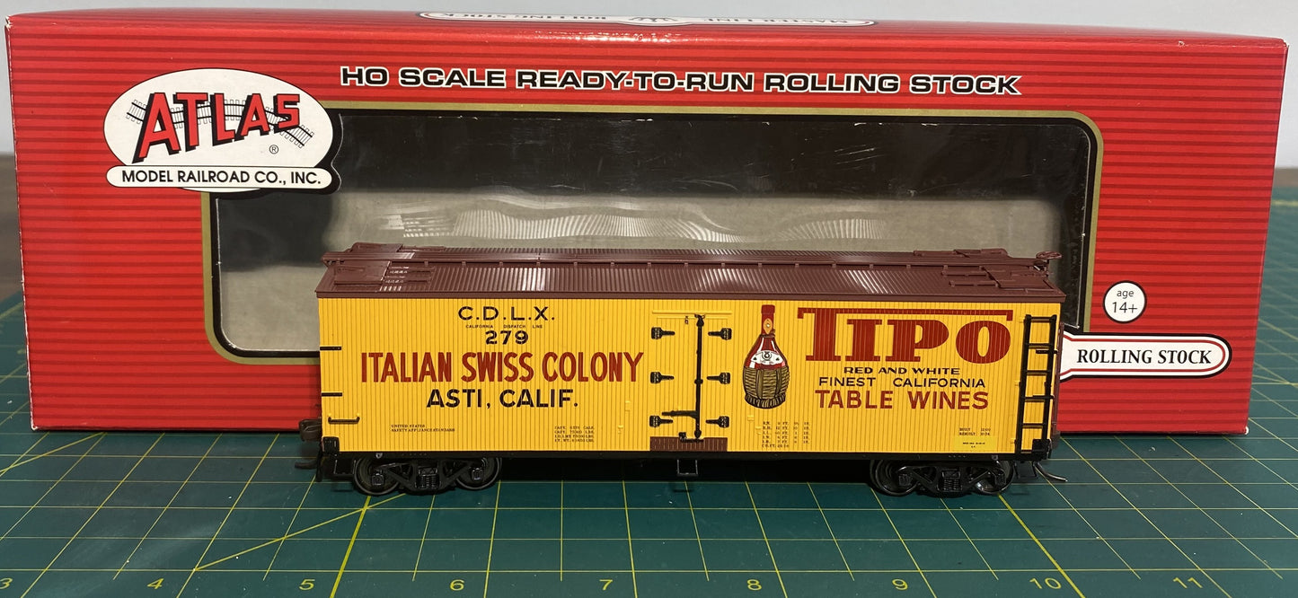 ATLAS #20 003 136S MASTER LINE ITALIAN SWISS COLONY/TIPO WINE40' WOOD REEFER