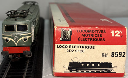 Jouef 8592 HO Scale Class 2D2 Electric Locomotive SNCF Green
