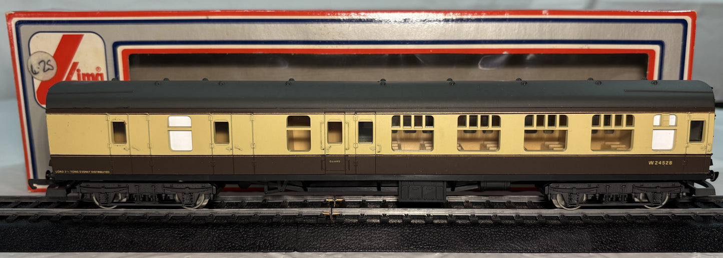 Lima 305333W BR Mk1 BSK Brake Corridor Coach W24528 Choc & Cream